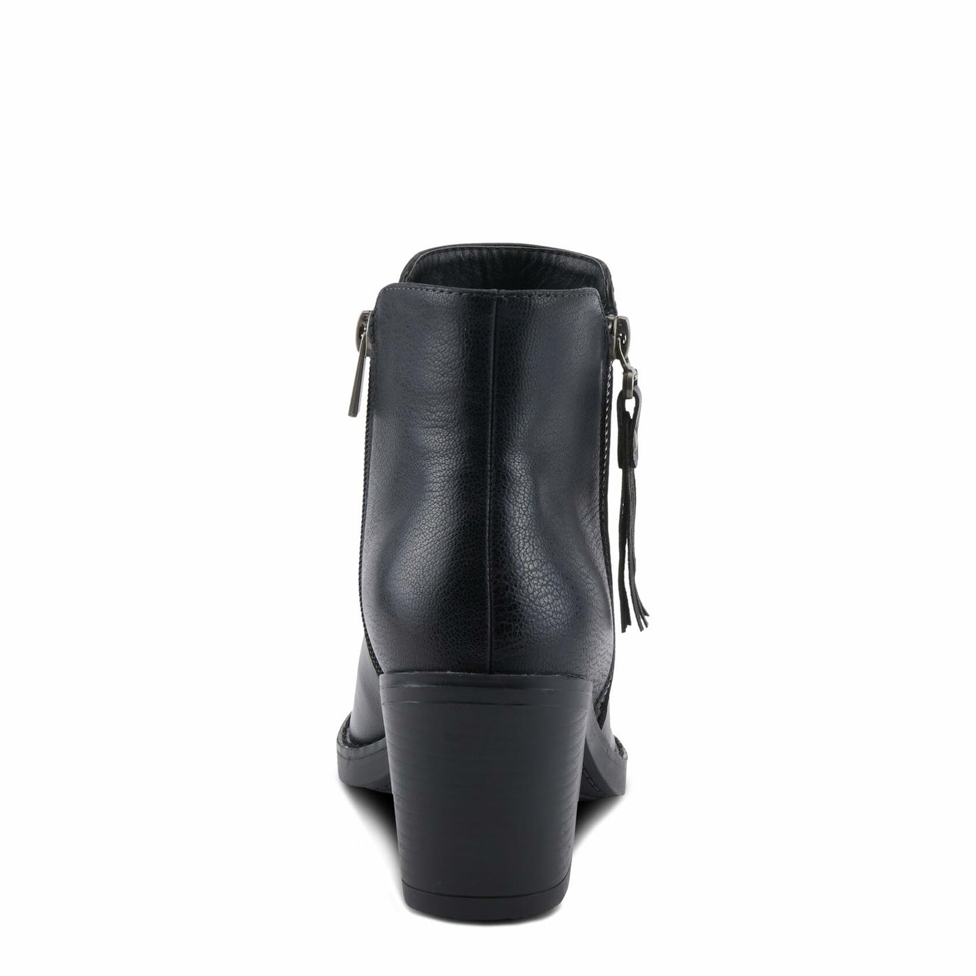 PATRIZIA Women's ALRK Heeled Booties with Fringe Tassels, Zipper Closure, and Western-Inspired Design Black EU 42 / US 10.5-11