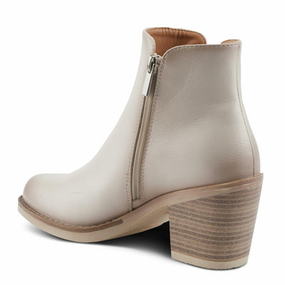 PATRIZIA Women's ALRK Heeled Booties with Fringe Tassels, Zipper Closure, and Western-Inspired Design Bone EU 41 / US 9.5-10