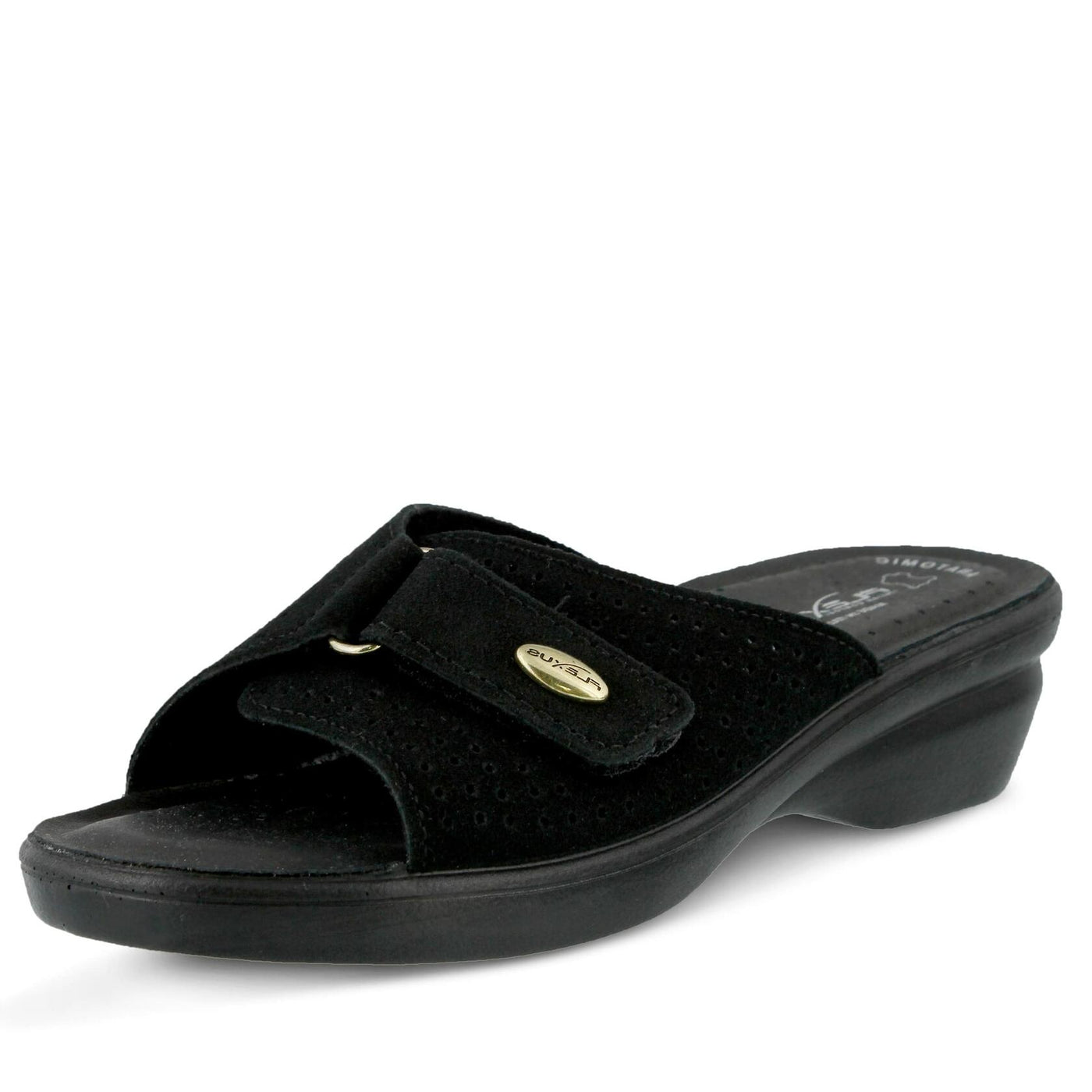Flexus Women's KEA Slide Sandal, Black, 5