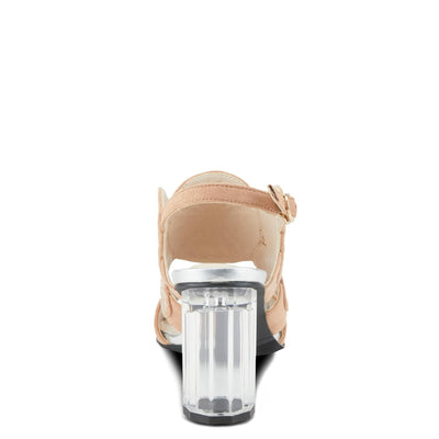 Azura Women's Embroidery Slingback Sandal Tan Multi EU 40 / US 9