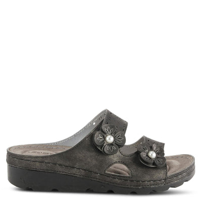 Flexus Women's Pamola Slingback Sandal Black EU 39 / US 8.5
