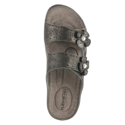 Flexus Women's Pamola Slingback Sandal Black EU 39 / US 8.5