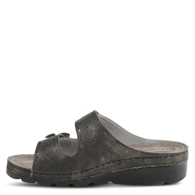 Flexus Women's Pamola Slingback Sandal Black EU 40 / US 9