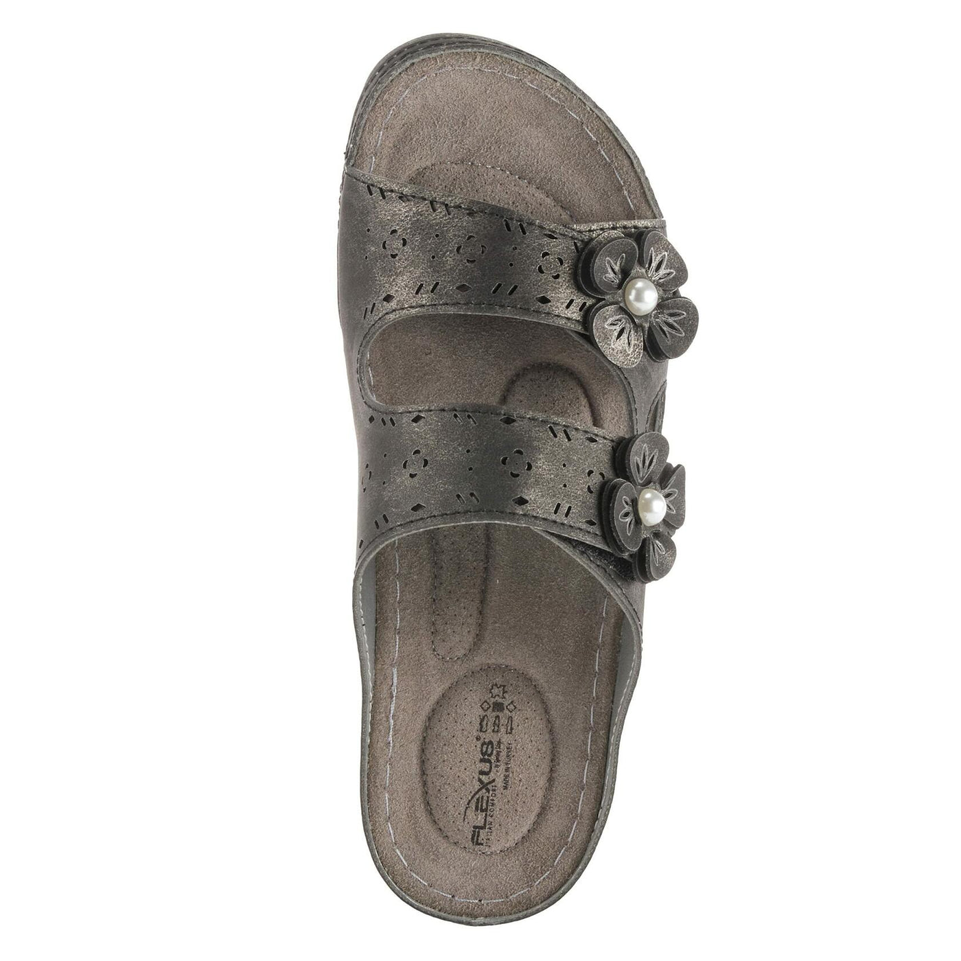 Flexus Women's Pamola Slingback Sandal Black EU 38 / US 7.5-8