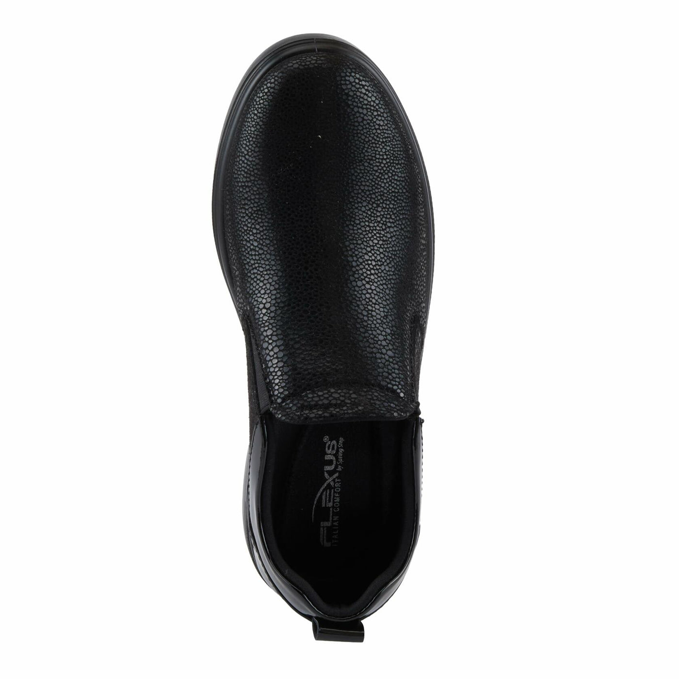 Flexus Women's WRENLY Slip-On Shoes with Faux Leather Upper, Comfortable Fit, and Rubber Outsole Black EU 37 / US 6.5-7