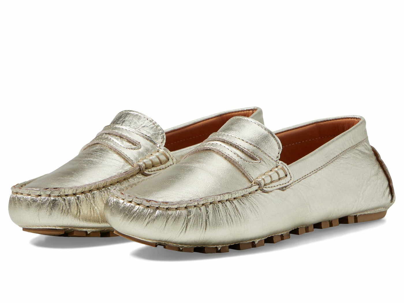 Spring Step Women's Audette Moccasin, Soft Gold, 8