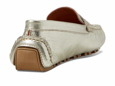 Spring Step Women's Audette Moccasin, Soft Gold, 9