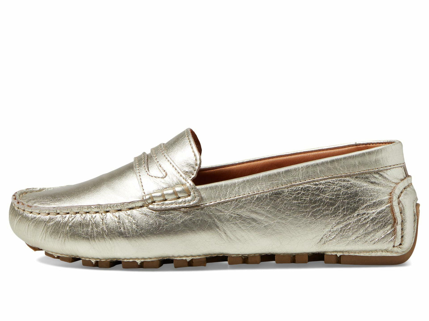 Spring Step Women's Audette Moccasin, Soft Gold, 8.5