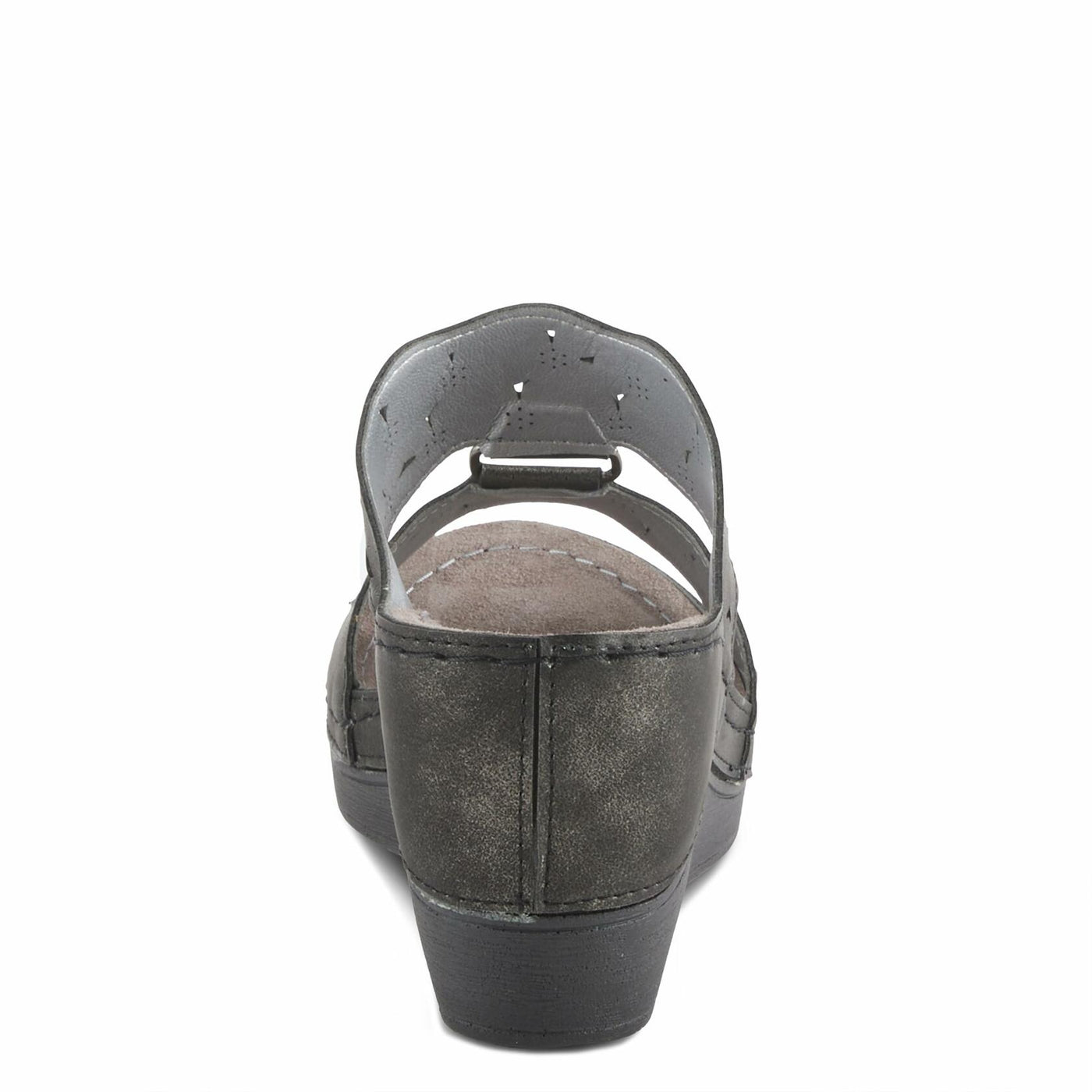 Flexus Women's Dreiser Slide Wedge Sandal Black EU 40 / US 9