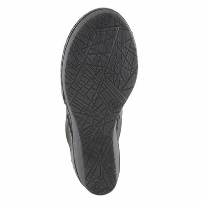 Flexus Women's Dreiser Slide Wedge Sandal Black EU 38 / US 7.5-8