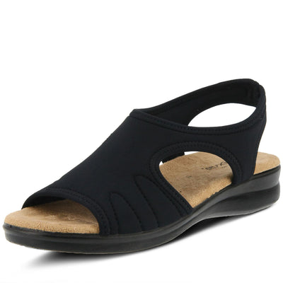 Spring Step Women's Nyaman Sandal, Black, 5.5-6