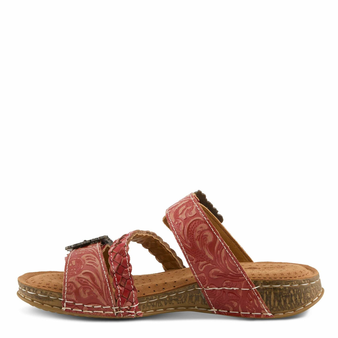 Spring Step L'Artiste Women's Astra Slide Sandal Red EU 36 / US 5.5-6