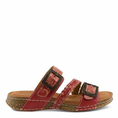 Spring Step L'Artiste Women's Astra Slide Sandal Red EU 36 / US 5.5-6
