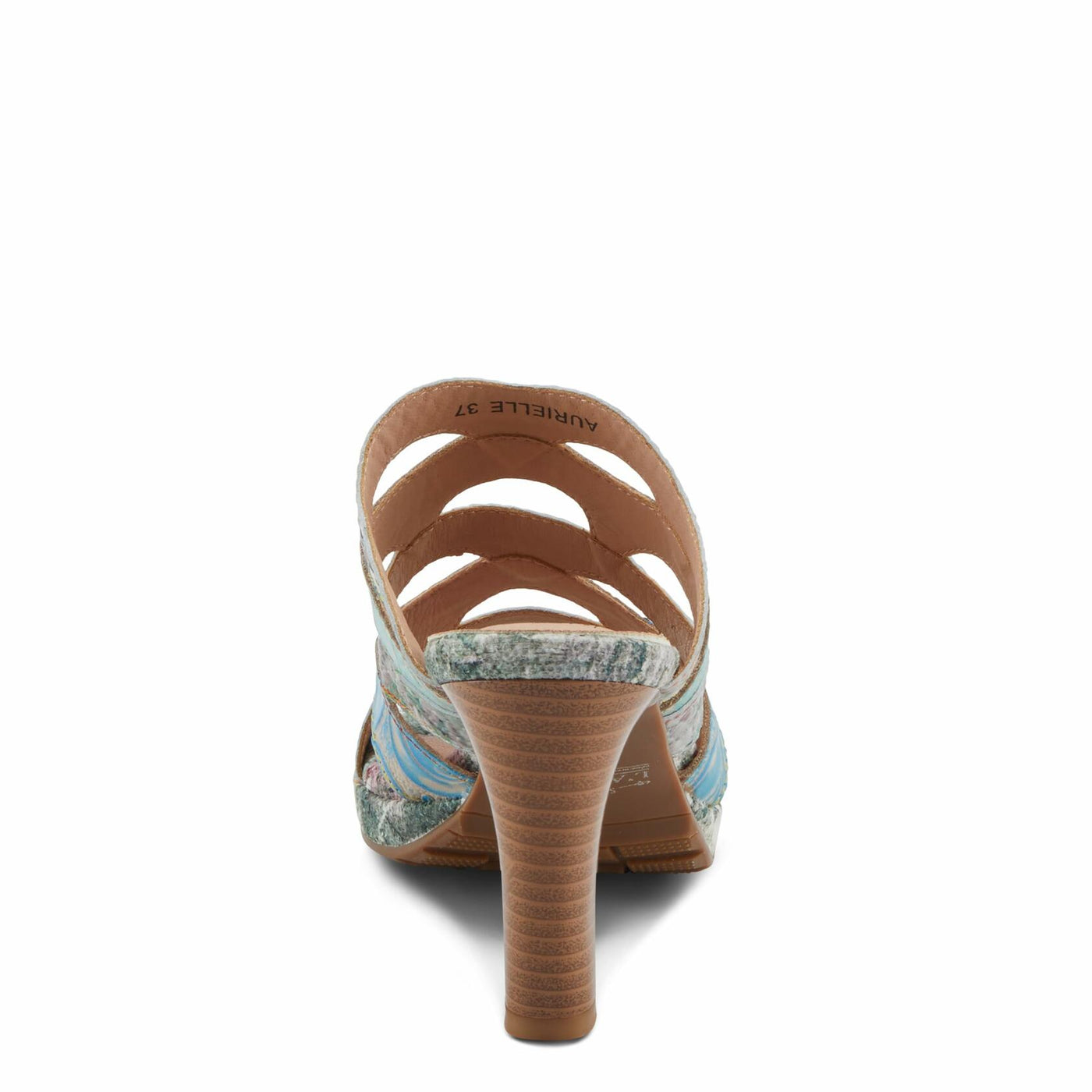 L'Artiste by Spring Step Women's Aurielle Sandal, Mint Multi, 6.5-7