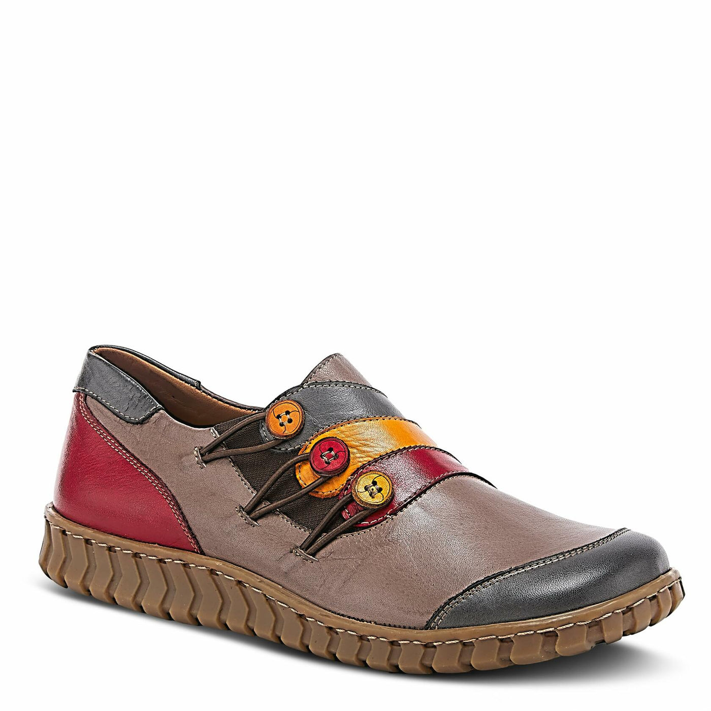 Spring Step Women's Neeta Grey Multi EU 38 / US 7.5-8