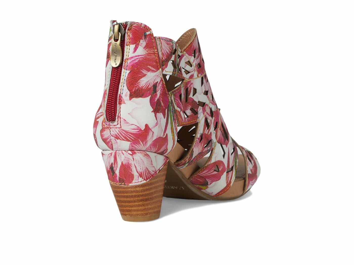 L'Artiste by Spring Step Women's Icon-Fleur Pump, Red Multi, 9