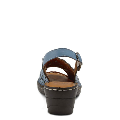 Spring Step Women's Belizana Slingback Sandal Blue EU 39 / US 8.5