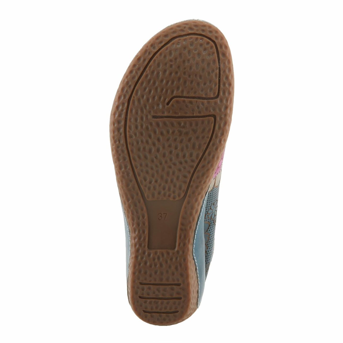 L'Artiste by Spring Step Women's Chienti Clog, Navy Multi, 6.5-7