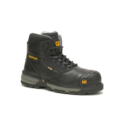 CAT Footwear Men's Excavator Superlite Cool Composite Toe Construction Boot, Black, 11.5