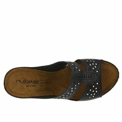 Flexus by Spring Step Women MINDELA,BLACK,8.5 M US
