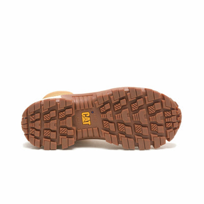 Caterpillar Invader Hi Steel Toe Work Boot Men Honey Reset