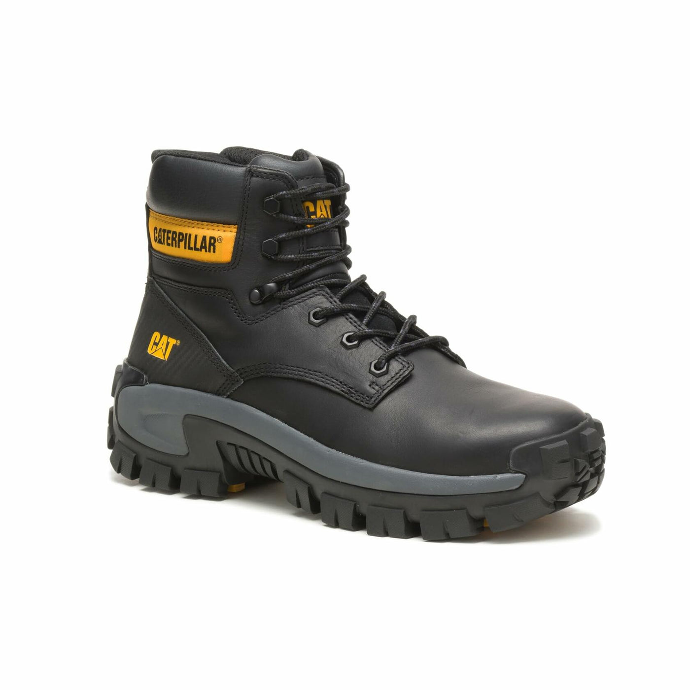 Caterpillar Invader Hi Steel Toe Work Boot Men Black