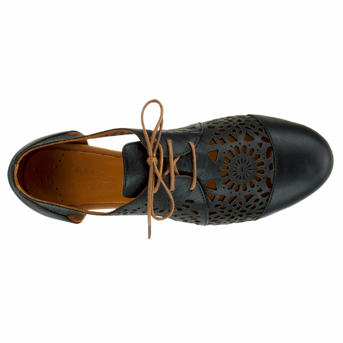 Spring Step Women's Theone Lace-Up Shoe Black EU 37 / US 6.5-7