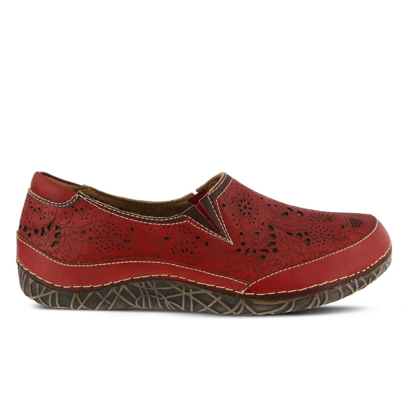L’Artiste by Spring Step Women's Libora Flat, red, 35 EU/5 M US