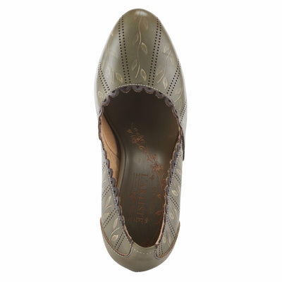 Spring Step L'Artiste Women's Zurisis Leather Heel Olive Green EU 41 / US 9.5-10