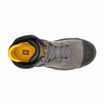 Caterpillar Excavator Superlite Waterproof Carbon Composite Toe Work Boot Men Pewter