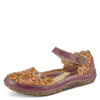 Spring Step L'Artiste Women's Kysandra-Fleur Mary-Jane Shoe Purple Multi EU 38 / US 7.5-8
