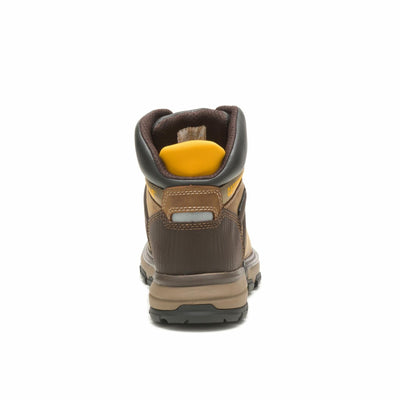 Men's Caterpillar, Excavator Superlite Nano Toe Work Boot Dark Beige 8.5 M