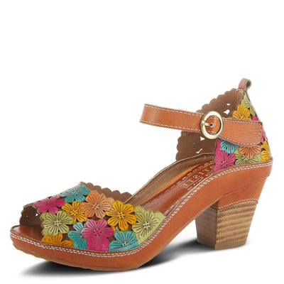 Spring Step L'Artiste Women's Avnia Ankle Strap Shoe Camel Multi EU 42 / US 10.5-11