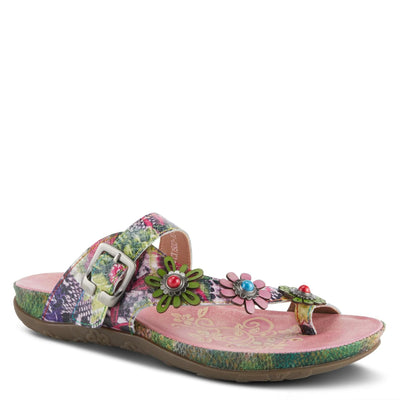 L'Artiste by Spring Step Women's Kindness Sandal, Pink Multi, 7.5-8