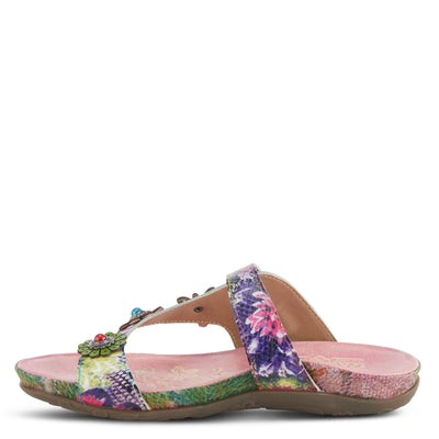L'Artiste by Spring Step Women's Kindness Sandal, Pink Multi, 7.5-8