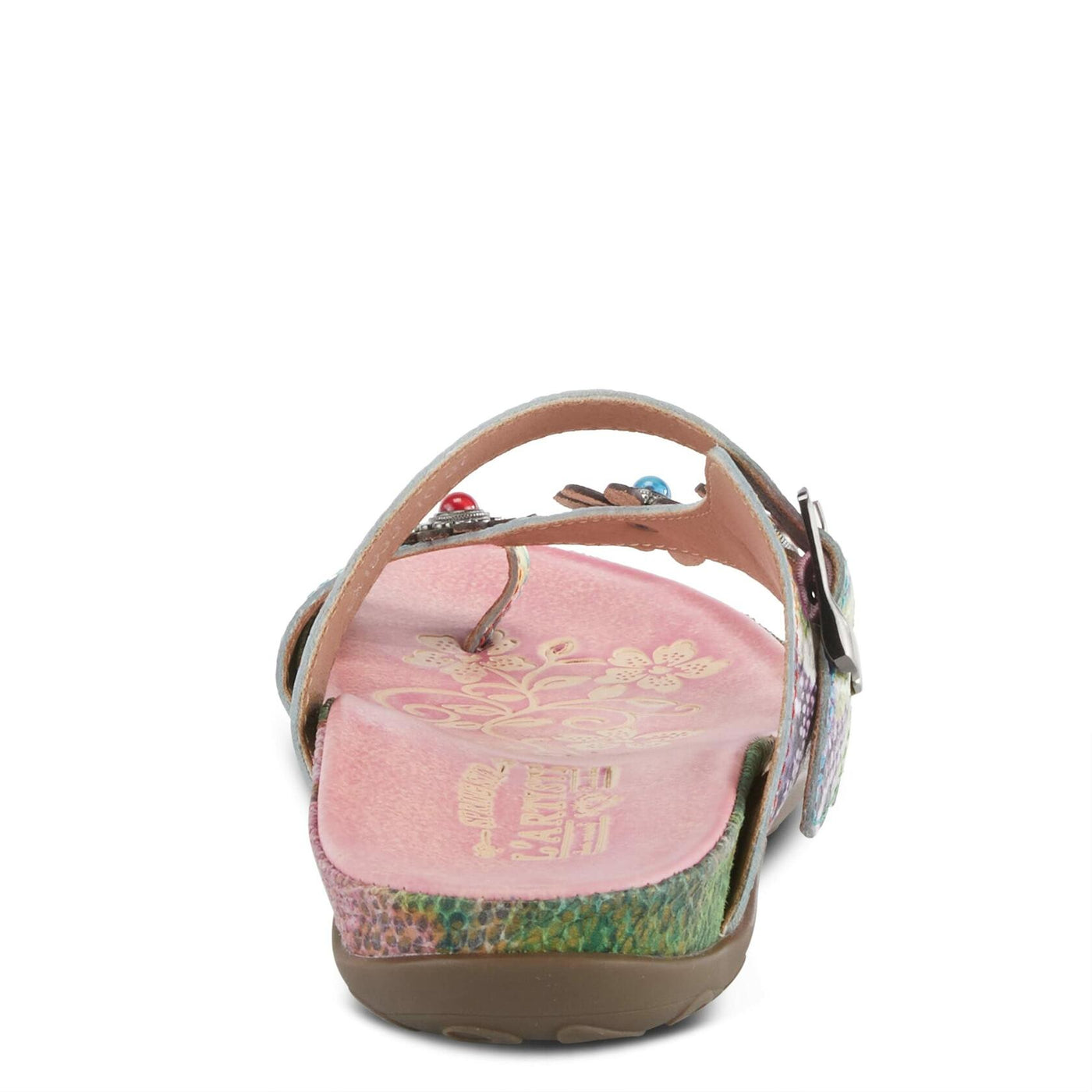 L'Artiste by Spring Step Women's Kindness Sandal, Pink Multi, 7.5-8