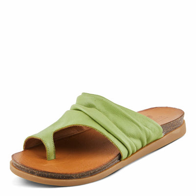 Spring Step Women's Bates Sandal, Green, 7.5-8