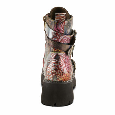 L'Artiste by Spring Step Rosaleen Brown Multi EU 38 (US Women's 7.5-8) M