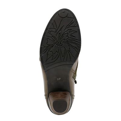 L’Artiste by Spring Step Women's Belgard Ankle Bootie, Olive Green, 39 EU/8.5 M US