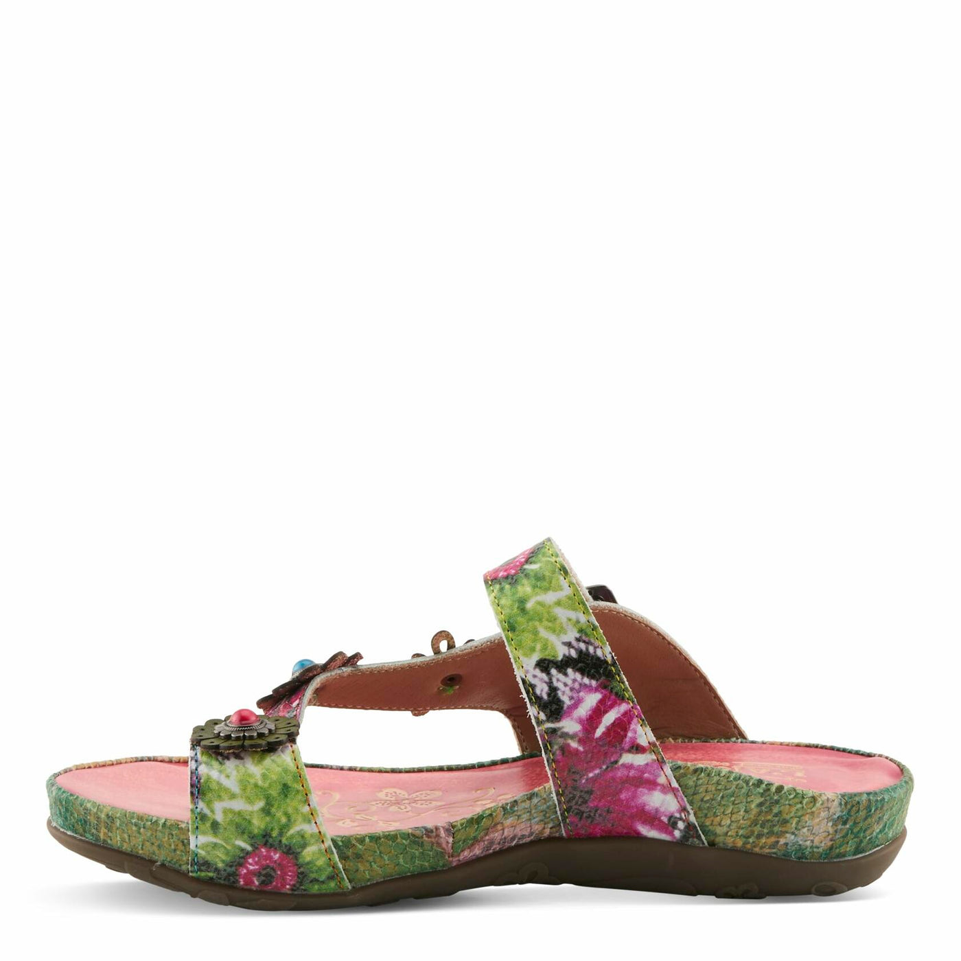 L'Artiste by Spring Step Women's Kindness Sandal, Pink Multi, 10.5-11