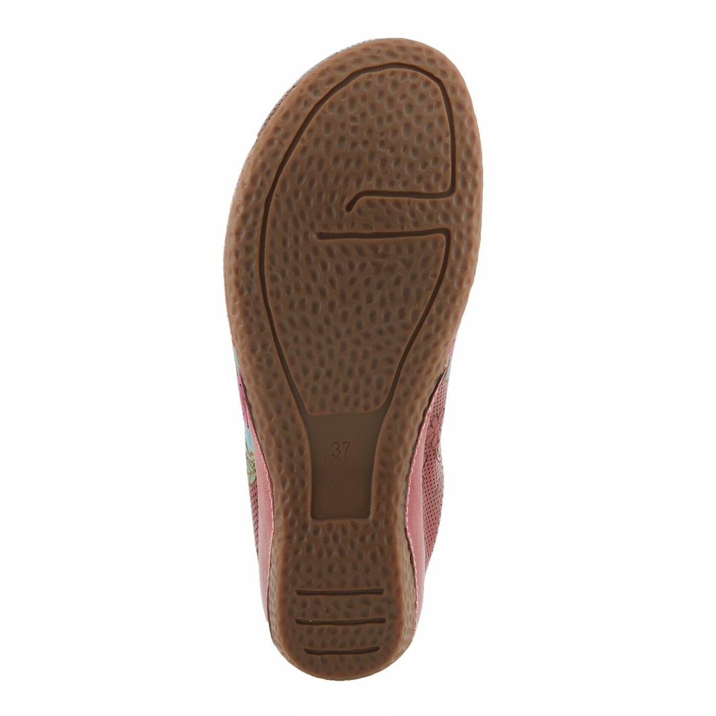 L'Artiste by Spring Step Women's Chienti Clog, Red Multi, 7.5-8