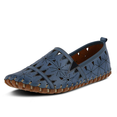 Spring Step Women's Fusaro Slip-On Shoe Blue EU 44 / US 12.5-13