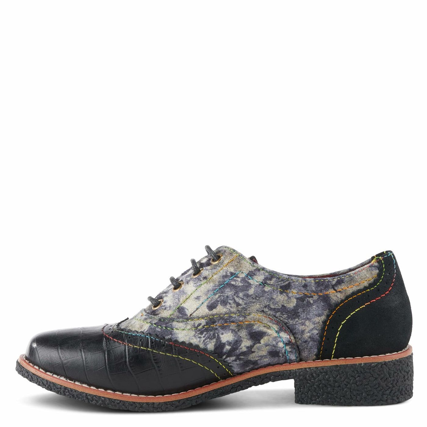 Spring Step L'Artiste Women's Muggiasti-Viv Leather Oxford Shoe Bordeaux Multi EU 39 / US 8.5