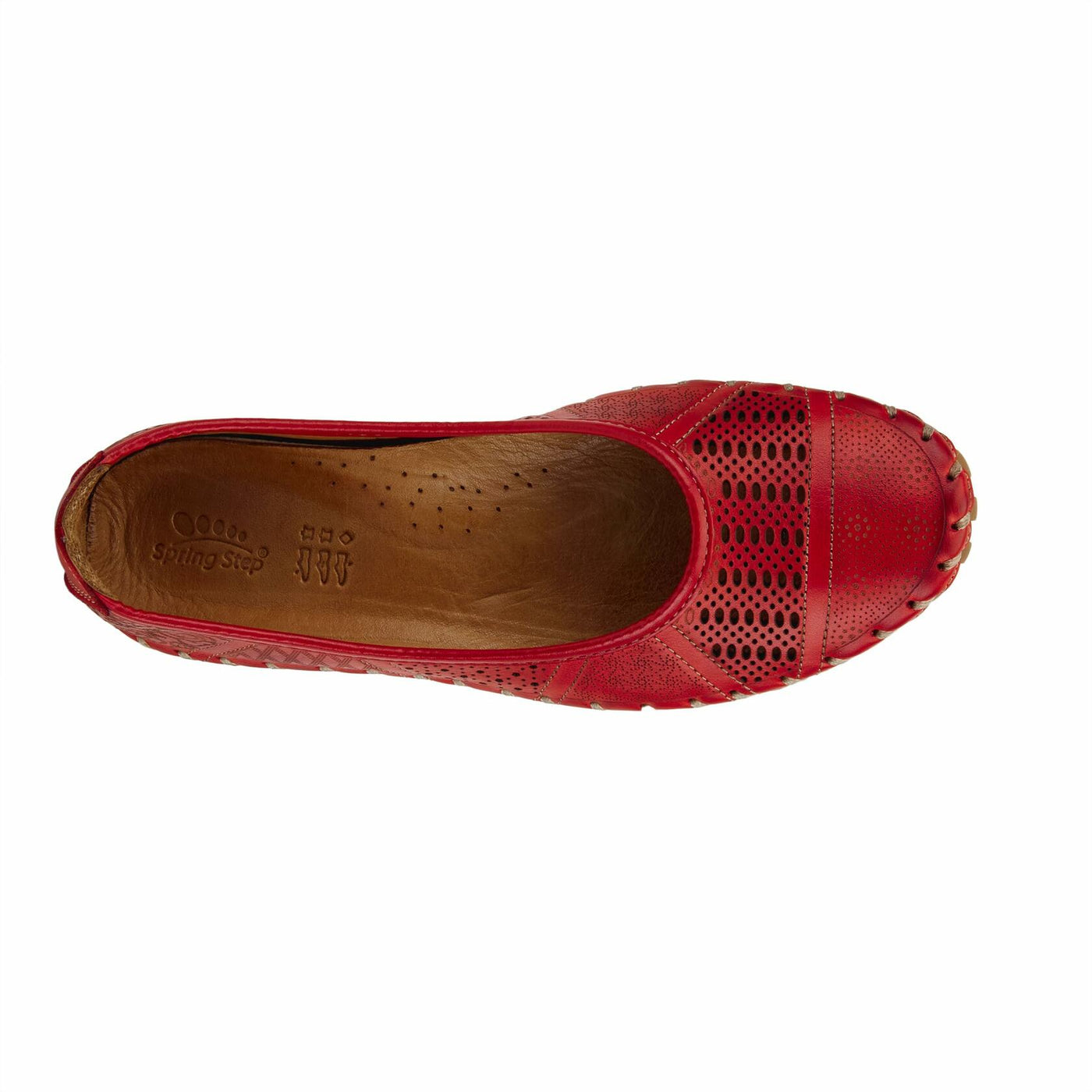 Spring Step Women's Kenyetta Slip-On Shoe Dark Red EU 39/8.5