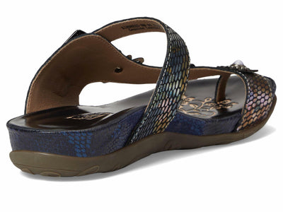 L'Artiste by Spring Step Women's Kindness Sandal, Black Multi, 10.5-11