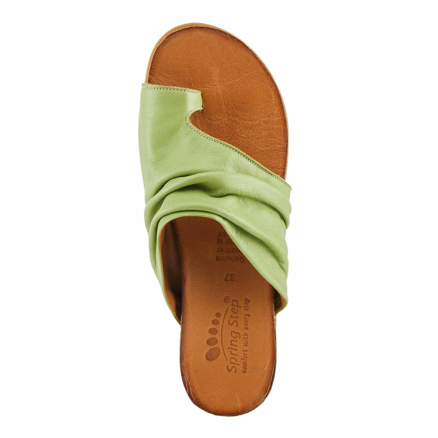 Spring Step Women's Bates Sandal, Green, 9.5-10