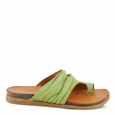 Spring Step Women's Bates Sandal, Green, 9.5-10