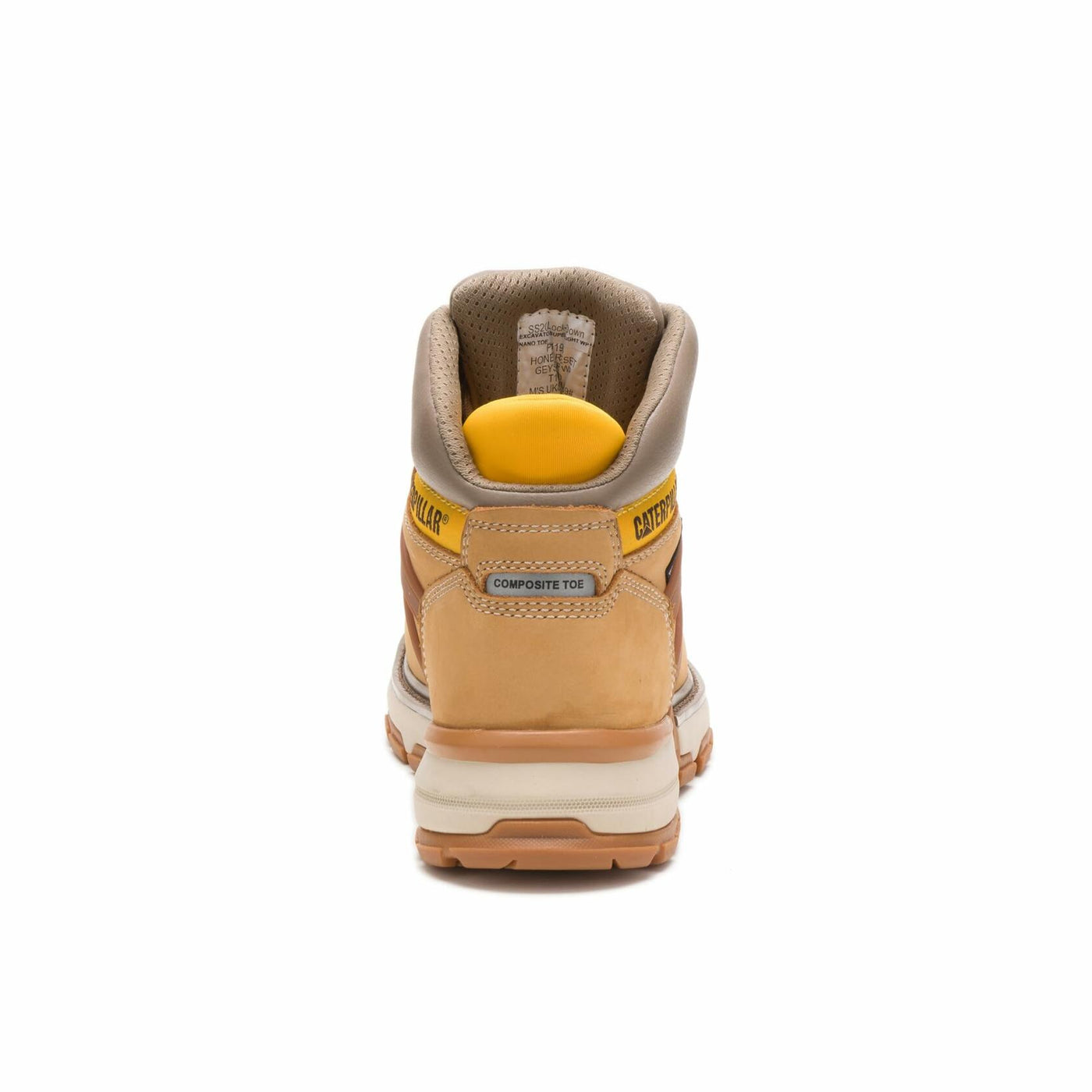 Caterpillar Excavator Superlite Waterproof Carbon Composite Toe Work Boot Men Honey Reset