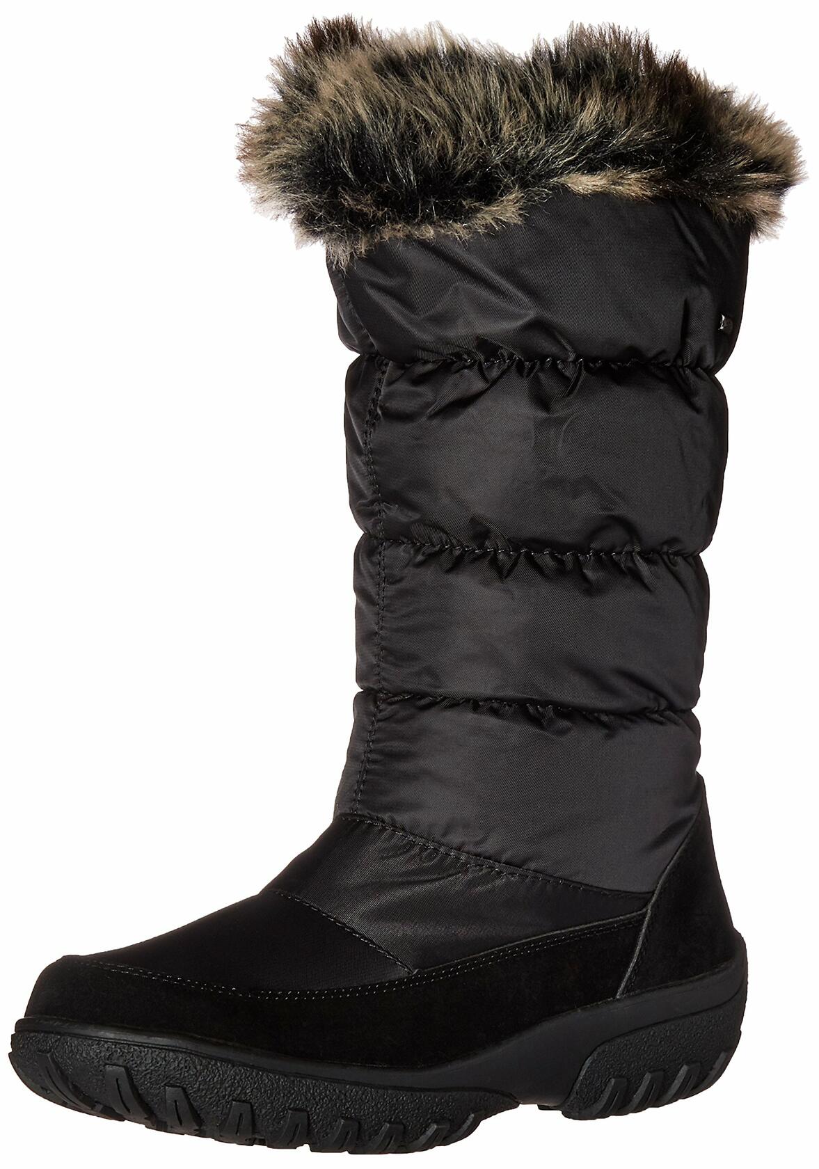 Spring Step Women's Vanish Snow Boot, Black, 41 EU/9.5-10 M US