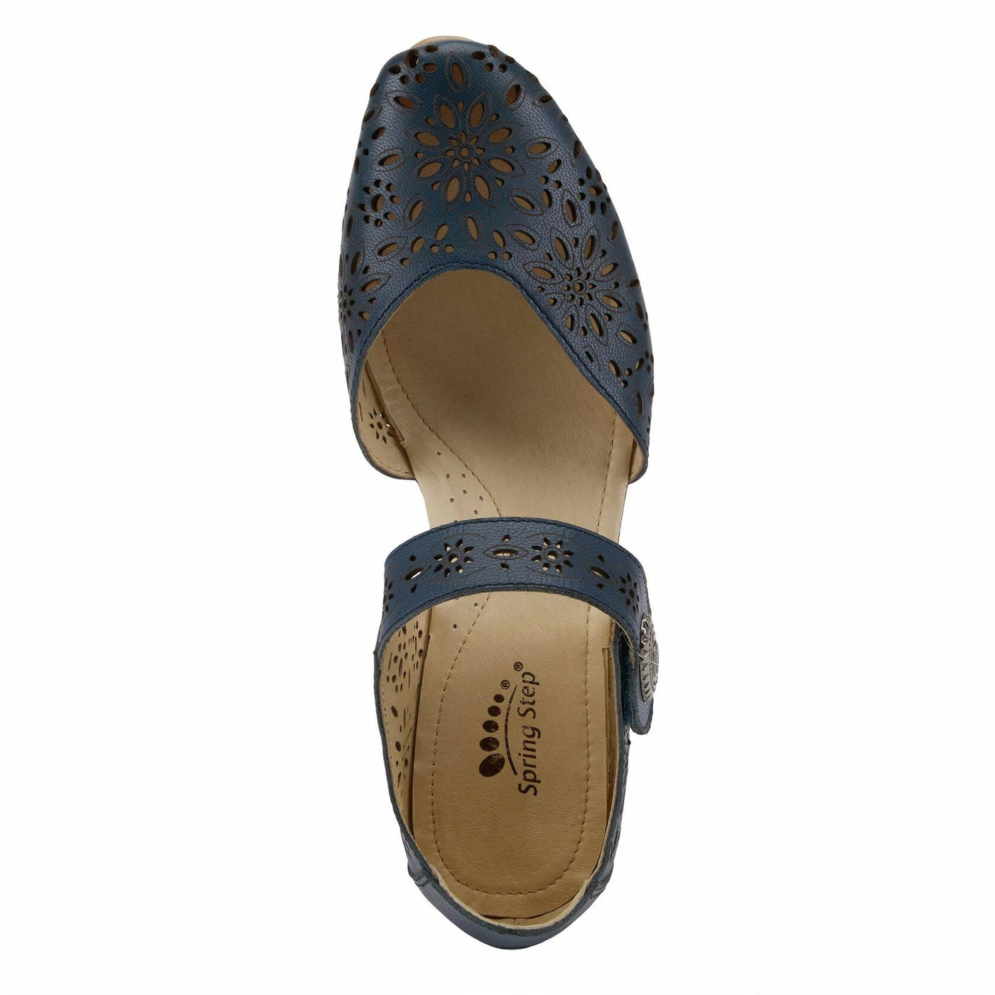 Spring Step Women's Nougat Mary Jane Shoe Navy EU 40 / US 9